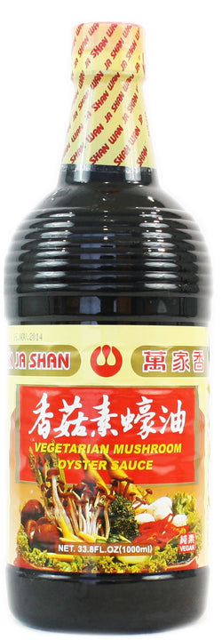 Wan Ja Shan Vegetarian Mushroom Oyster Sauce - 33.8oz