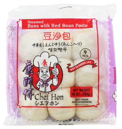 Chef Hon Red Bean Buns - 9 ct