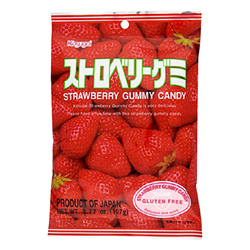 Kasugai Strawberry Gummy - 3.7 oz