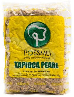 Possmei Large Black Tapioca Pearls - 6.6 lb