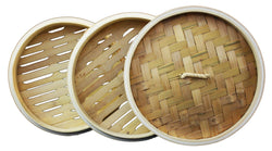 Bamboo Steamer Set 8"