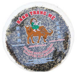 Asian Boy Black Sesame Rice Paper/Cracker - 7oz