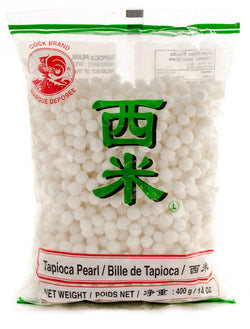Cock Brand Large White Tapioca Pearls - 13 oz