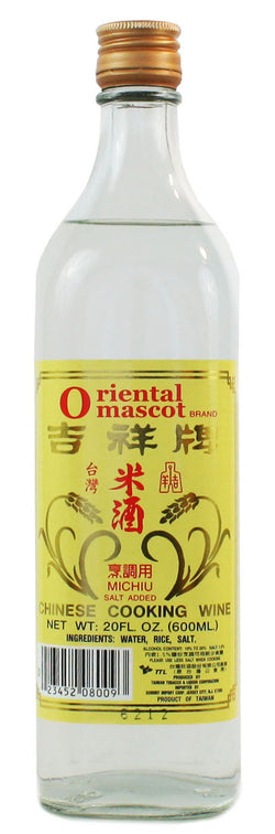 Oriental Mascot White Cooking Wine - 20oz