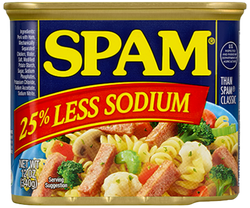 Spam Luncheon Meat (25% Less Sodium) - 12oz