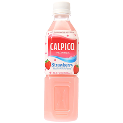 Calpis Strawberry Flavored Calpico Soft Drink - 16.9oz