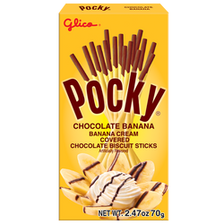 Glico Pocky Banana Chocolate Biscuit Sticks - 2.46oz