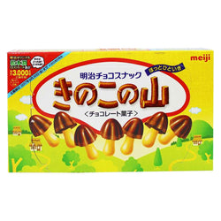 Meiji Mushroom Shaped Chocolate Biscuit - 2.4oz