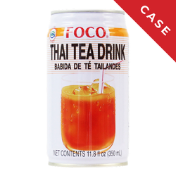 Foco Thai Tea Drink - 24x11.8oz Case