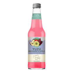 Yuzu Red Shiso Apple Soda - Moshi - 12oz