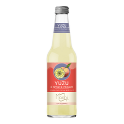 Yuzu White Peach Soda - Moshi - 12oz