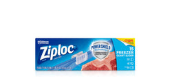 ZipLoc Slider Quart Size Freezer Bags - 15ct