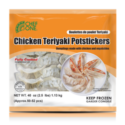 Chicken Teriyaki Dumplings - Chef One - 40oz Bag
