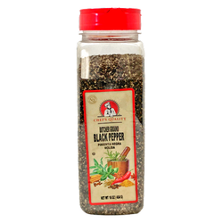 Butcher Ground Black Pepper - Chef's Quality - 16oz