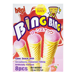 Hapi Bing Bing Strawberry Cone Snack - 2.5oz