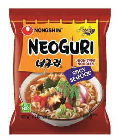 Neoguri Spicy Seafood Ramen - Nongshim - 4.2oz