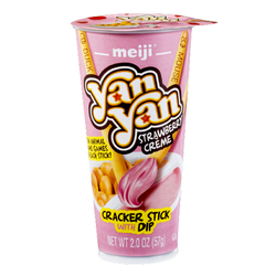 Yan Yan Strawberry Cream Dip - Meiji - 2oz