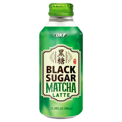 Black Sugar Matcha Milk Tea - OKF - 390ml