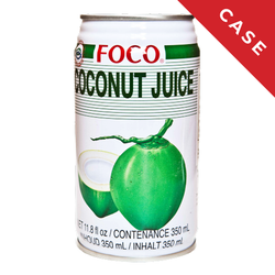 Foco Coconut Juice with Pulp - 24x11.8oz Case