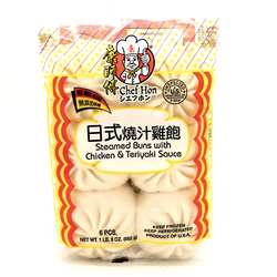 Chef Hon Steamed Chicken Teriyaki Buns - 6ct