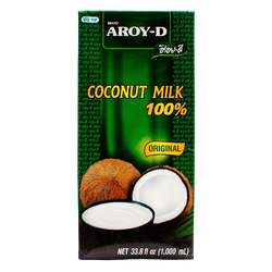Aroy-D Coconut Milk - 33oz Carton
