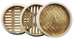Bamboo Steamer Set 6"